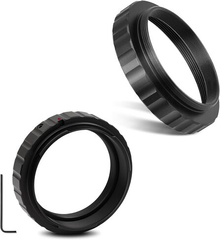 Astromania Metal T-Ring Adapter for Minolta DSLR/SLR - Bundle with - M48x0.75 (2" Filter) Female to M42*0.75 T / T2 Male Thread Telescope Adapter in Saudi Arabia