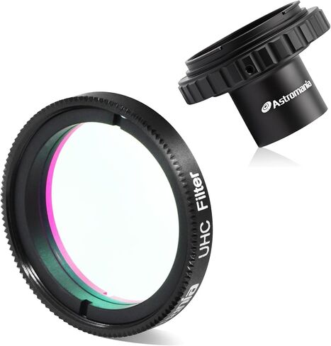 Astromania T-Ring Set for Canon EOS SLR/DSLR Cameras - Bundle with - 1.25" UHC Filter in Saudi Arabia