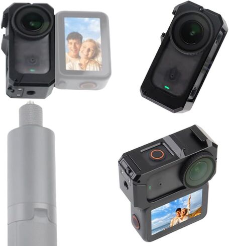 قفص واقٍ لـ DJI Osmo Nano، إطار واقٍ سريع التحرير من سبائك الألومنيوم مع حامل حذاء بارد، يمكن توصيله بحامل ثلاثي الأرجل وعصا سيلفي in Kuwait