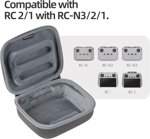Carrying Case for DJI Mini 5 Pro, Compact Storage Bag Portable Carrying Case Compatible with D-J-I Mini 5 Pro Controller (DJI RC 2, RC-N3) in Saudi Arabia