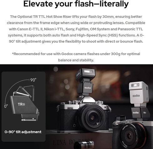 فلاش Godox iT20 C iT20-C TTL لكاميرا Canon، 700 فلاش طاقة كاملة، وقت إعادة التدوير 1.5 ثانية، بطارية ليثيوم مدمجة، ضوء فلاش صغير مع مرشحات ألوان (أسود) in Saudi Arabia