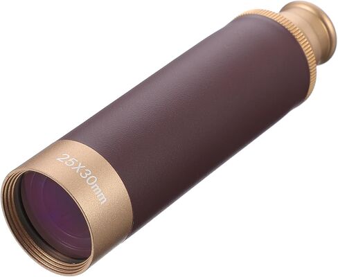 High Definition Monocular Telescope with Optical Coating Glass Lens for Outdoor Activities Retro Design for Bird Watching Hiking Camping and Stargazing in Saudi Arabia