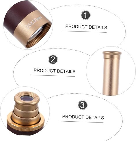 High Definition Monocular Telescope with Optical Coating Glass Lens for Outdoor Activities Retro Design for Bird Watching Hiking Camping and Stargazing in Saudi Arabia