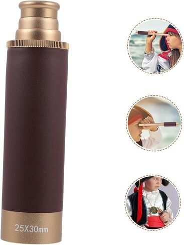 High Definition Monocular Telescope with Optical Coating Glass Lens for Outdoor Activities Retro Design for Bird Watching Hiking Camping and Stargazing in Saudi Arabia