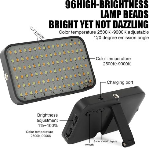Tattoo Light Tattoo Equipment and Supplies Remove Glare LED Tattoo Photography Video Lights with Clip with LED Beads and CPL Filter Lens for Taking Tattoo Photos in Saudi Arabia