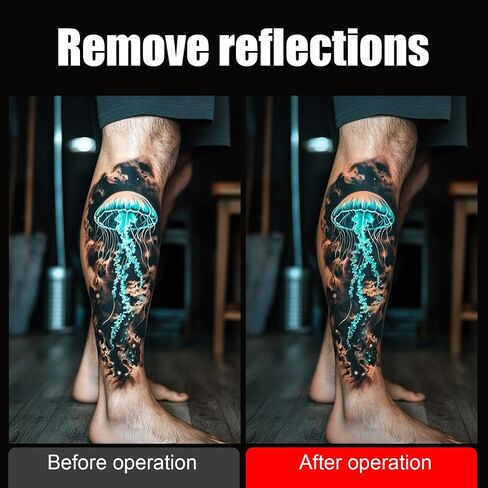 Tattoo Light Tattoo Equipment and Supplies Remove Glare LED Tattoo Photography Video Lights with Clip with LED Beads and CPL Filter Lens for Taking Tattoo Photos in Saudi Arabia