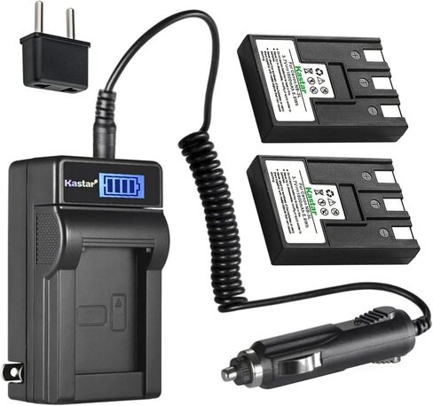 شاحن بطارية تيار متردد LCD من Kastar NB-3LH متوافق مع بطارية Canon NB-3L NB-3LH، شاحن Canon CB-2LU CB-2LUE، كاميرات Canon IXY Digital D53Z، IXY Digital L، IXY Digital L2، IXY Digital L4 in Kuwait