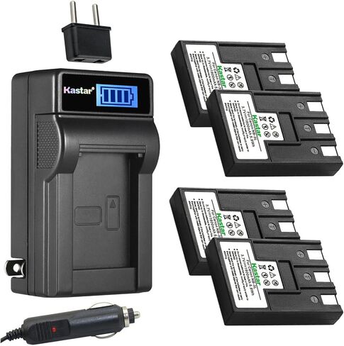 شاحن بطارية تيار متردد LCD من Kastar NB-3LH متوافق مع بطارية Canon NB-3L NB-3LH، شاحن Canon CB-2LU CB-2LUE، كاميرات Canon IXY Digital D53Z، IXY Digital L، IXY Digital L2، IXY Digital L4 in Kuwait