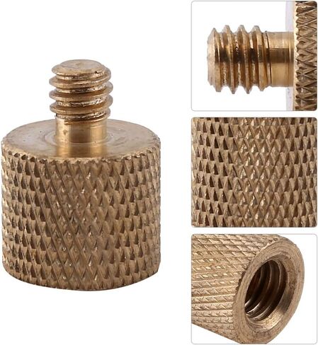 KIMISS 3 8 Female to 1 4 Male Brass Tr Adapter Screw Lightweight Camera Light Stand Accessory in Saudi Arabia