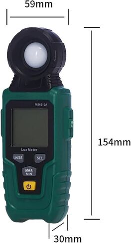 MS6612A Illuminance Meter Handheld Green Digital Illuminance Meter Brightness Meter in Saudi Arabia