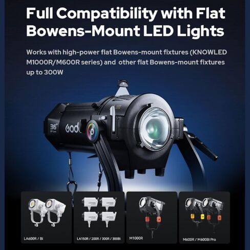 مرفق إسقاط Godox لأضواء KNOWLED M600R وM1000R (19 درجة) in Saudi Arabia