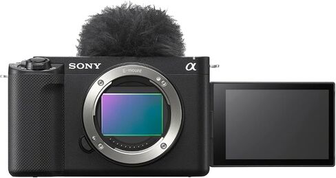 Sony ZV-E1 Mirrorless Full Frame Interchangeable Lens Vlog Camera Body ILCZV-E1/B Black Bundle with Deco Gear Photography Case + Tripod + Extra Battery, Dual Charger, 128GB Card and Accessories Kit in Kuwait