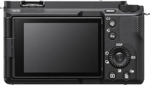 Sony ZV-E1 Mirrorless Full Frame Interchangeable Lens Vlog Camera Body ILCZV-E1/B Black Bundle with Deco Gear Photography Case + Tripod + Extra Battery, Dual Charger, 128GB Card and Accessories Kit in Kuwait