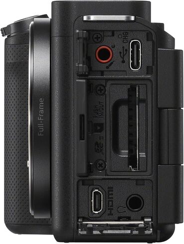 Sony ZV-E1 Mirrorless Full Frame Interchangeable Lens Vlog Camera Body ILCZV-E1/B Black Bundle with Deco Gear Photography Case + Tripod + Extra Battery, Dual Charger, 128GB Card and Accessories Kit in Kuwait