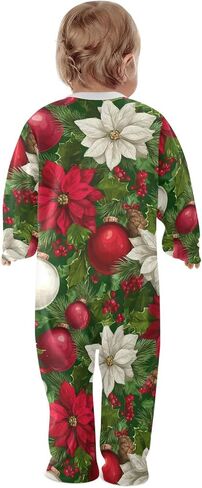 SHJI Baby One-Piece Footies Long Sleeve Rompers Pajamas Zip Front Pjs for Boys Girls kids in Saudi Arabia