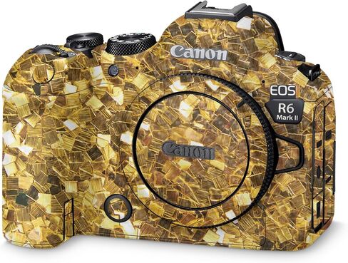 Carbon Fiber Camera Skin Compatible with Canon EOS R6 Mark II Camera (2022) - Viper Woodland - Premium 3M Vinyl Protective Wrap Decal Cover - Easy to Apply | Crafted in The USA by MightySkins in Saudi Arabia