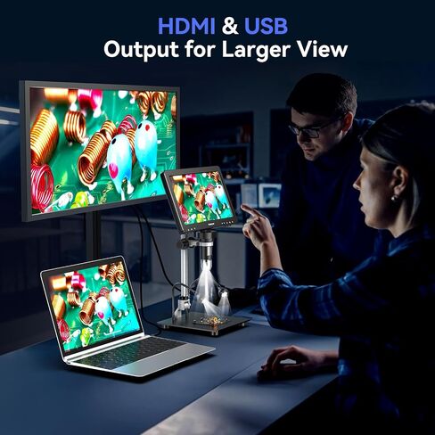 TOMLOV DM9 Max Digital Microscope+TOMLOV TriL107 3-Lens Digital Microscope in Saudi Arabia