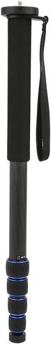 Monopod with Feet, Camera Monopod with Storage Bag Hex Wrench Cushion C-222+M-1 5 Sections Carbon Fiber Portable Telescopic Monopod Tripod for DSLR Camera in Saudi Arabia