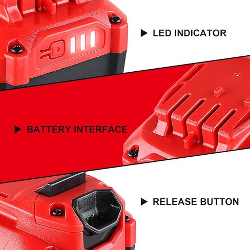 8.0Ah 2Pack Lithium Compatible with Craftsman 20V Cordless Power Tools Replacement for Craftsman 20V Battery in Saudi Arabia