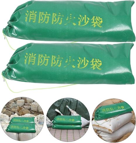 Zerodeko 2Pcs Heavy Duty Flood Control Sandbags Reusable Water Barrier Bags for Outdoor Protection Flooding Prevention Sandbags for Emergencies and Hurricanes in Saudi Arabia