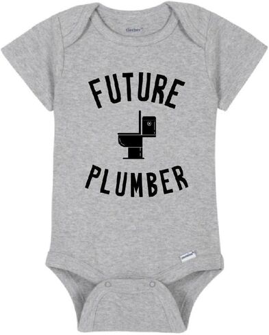Future Plumber Baby Bodysuit Onesie in Saudi Arabia