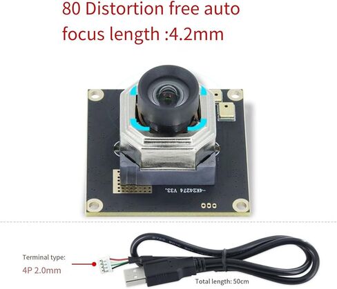 USB Camera Module Featuring IMX274 Sensoring for 4K Imagery 3840x2160 at 30FPS with Digital Microphone Autofocus Option in Saudi Arabia