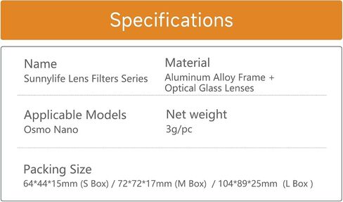 Camera Lens Filter for DJI Osmo Nano UV CPL Polarizing Protective ND8 ND32 ND64 High-Precision Optical Glass Filters Accessories (MCUV) in Saudi Arabia