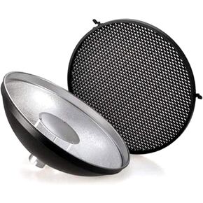 Godox Black/Silver Beauty Dish Photography Reflector for AD200Pro II AD200pro AD200, AD360II Flash - Honeycomb Cover Included (AD-S3) in Kuwait