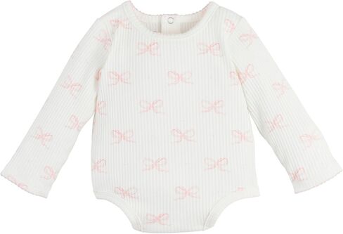 Mud Pie Children's Bow Print Crawler; 0-3M in Saudi Arabia