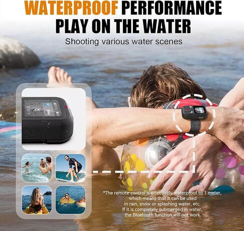 Bluetooth Remote Control W/1.4-inch HD Color Screen for Hero 13/12/11/10/9 in Saudi Arabia
