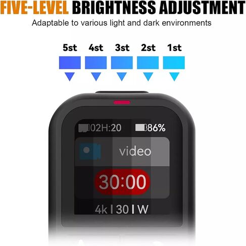 Bluetooth Remote Control W/1.4-inch HD Color Screen for Hero 13/12/11/10/9 in Saudi Arabia