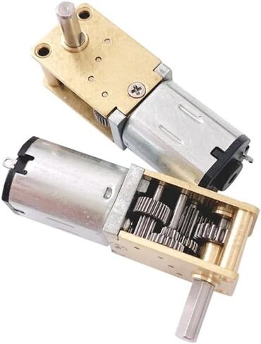N20 All Metal Gear Electronic Starter DC 3V-12V 4RPM-380RPM سرعة بطيئة عزم دوران عالي عمود طويل 8 مم محرك تقليل دودة المحرك الإلكتروني للروبوت الذكي (C 13RPM-53RPM) in Saudi Arabia