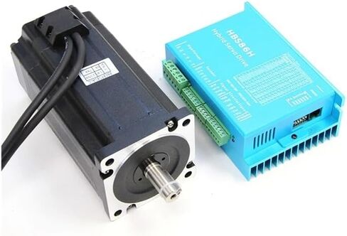 Nema 34 8.5N.m مجموعة أدوات التشغيل الإلكترونية ذات الحلقة المغلقة Hybird Servo Driver HB860H + 86HB118-156B 86 2 Phase Stepper Electronic Starter (8.5Nm مع الفرامل) in Saudi Arabia