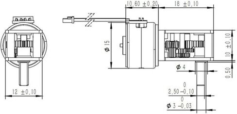 High Precision 90 Degrelectric DC 5V 15mm Metal Gearbox Stepper Engine Step Gear Electronic Starter 4-Wires Gear Ratio 20:1-1000:1(F Ratio 399) in Saudi Arabia