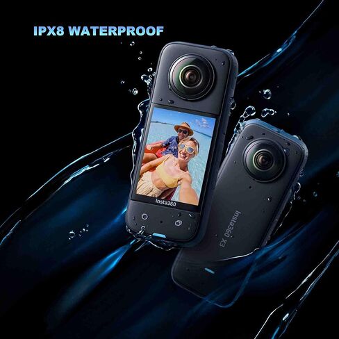 حزمة بطارية Insta360 X3 - تتضمن حزمة كاميرا الحركة 360 درجة المقاومة للماء بطاريتين إضافيتين وشاحن وعصا سيلفي غير مرئية وغطاء عدسة وبطاقة ذاكرة سعة 256 جيجابايت in Saudi Arabia