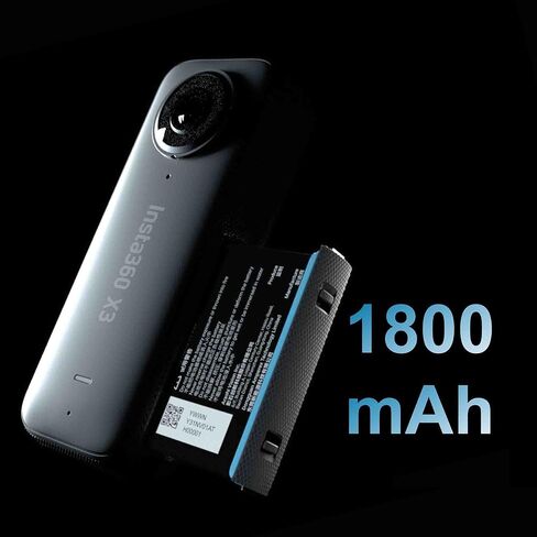 حزمة بطارية Insta360 X3 - تتضمن حزمة كاميرا الحركة 360 درجة المقاومة للماء بطاريتين إضافيتين وشاحن وعصا سيلفي غير مرئية وغطاء عدسة وبطاقة ذاكرة سعة 256 جيجابايت in Saudi Arabia