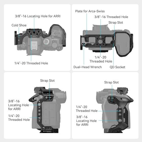 قفص الكاميرا SmallRig وبطارية LP-E6P in Saudi Arabia