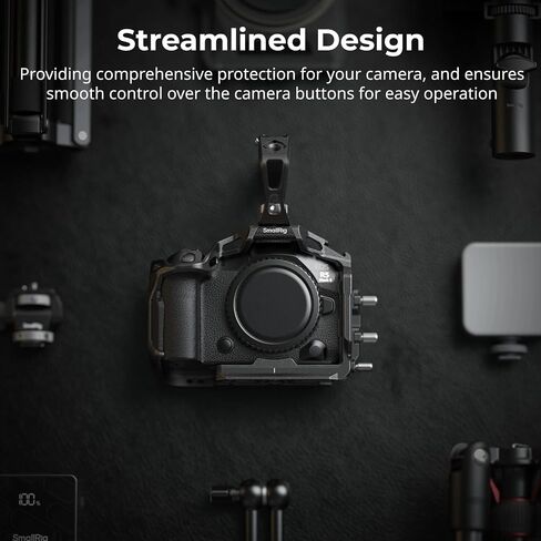 SmallRig Black Mamba Camera Cage Kit for Canon EOS R5 Mark II and Dummy Battery for Canon LP-E6P in Saudi Arabia