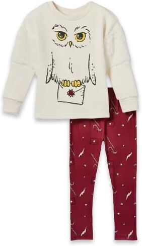 Harry Potter Girls' Infant Toddler Long Sleeve Fleece Sweatshirt and Knit Leggings Set in Saudi Arabia