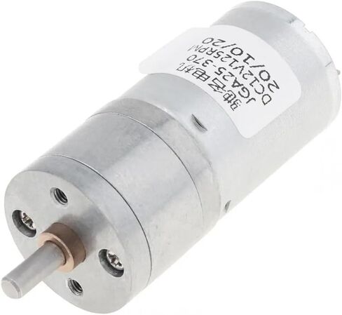Geared Electronic Starter JGA25-370 DC Electronic Starter 3-24V High Torque Gear Reducer 12RPM 125RPM Electronic Starter for Robot/Smart Car Machinery Tools(125RPM) in Saudi Arabia