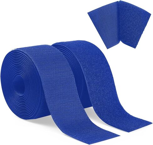 SZ.haitun Sew On Hook and Loop Tape, 0.79in*1.09Yard Nylon Fabric Fastener Strips, Self Adhesive Heavy Duty Strips Fastener for Clothing Sewing Crafts and DIY Projects, Purple in Saudi Arabia