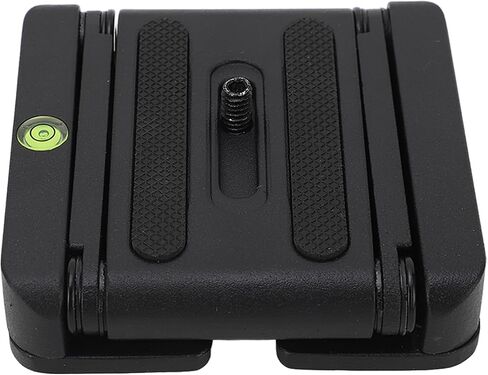 Head Folding Plate, S Plate with 1/4 Inch S, 360 Degree Rotation Aluminum y for DSLR C Video in Saudi Arabia