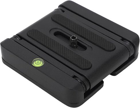 Head Folding Plate, S Plate with 1/4 Inch S, 360 Degree Rotation Aluminum y for DSLR C Video in Saudi Arabia