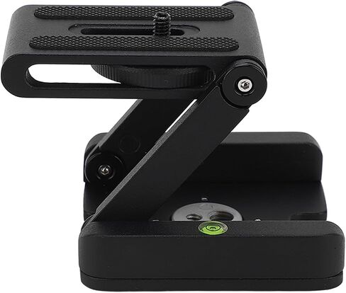 Head Folding Plate, S Plate with 1/4 Inch S, 360 Degree Rotation Aluminum y for DSLR C Video in Saudi Arabia