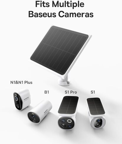 Baseus N1 2-Cam Kit مع لوحة شمسية 3W in Saudi Arabia