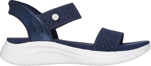 Skechers - Martha Stewart للسيدات: Ultra Flex 3.0 - صندل Shine On Us، اللون كحلي، المقاس: 6.5 M US in Kuwait