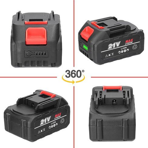 21V Rechargeable Lithium Battery and Battery Adapter Replacement Battery for Power Tool with Battery Level Indicator in Saudi Arabia