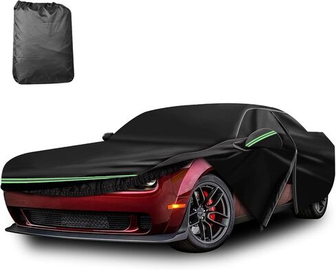 Car Cover for Honda CRV 1997-2025, Toyota RAV4 1996-2025, 210D Outdoor Waterproof UV Protection, Rain Sun Snow Protector with Cotton Layer, Zipper Door, Reflective Strip, Storage Bag in Kuwait