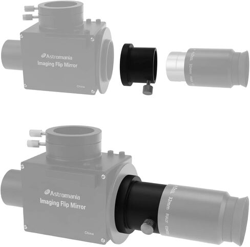 Astromania M42x0.75 to M42x0.75 Male Telescope Adapter - Bundle with - M42X0.75 Female Thread to 1.25" Adapter in Saudi Arabia