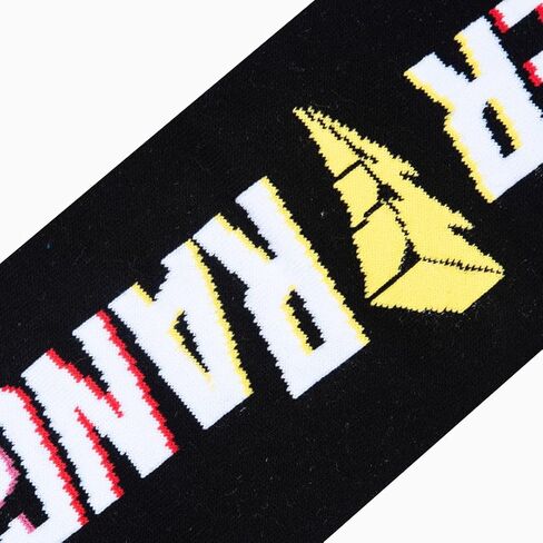 Cool Socks – Mighty Morphin Power Rangers Gift Pack – 8-Pack Novelty Crew Socks Value Bundle – Size Large for Men & Women – Fun Retro TV – Comfy Cotton Blend – Great Gift for Fans, Birthdays, Holidays in Saudi Arabia